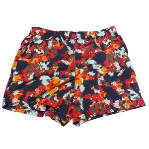Columbia Womens Pleasant Creek Board Shorts UPF 50 Floral Large Hike Active Swim